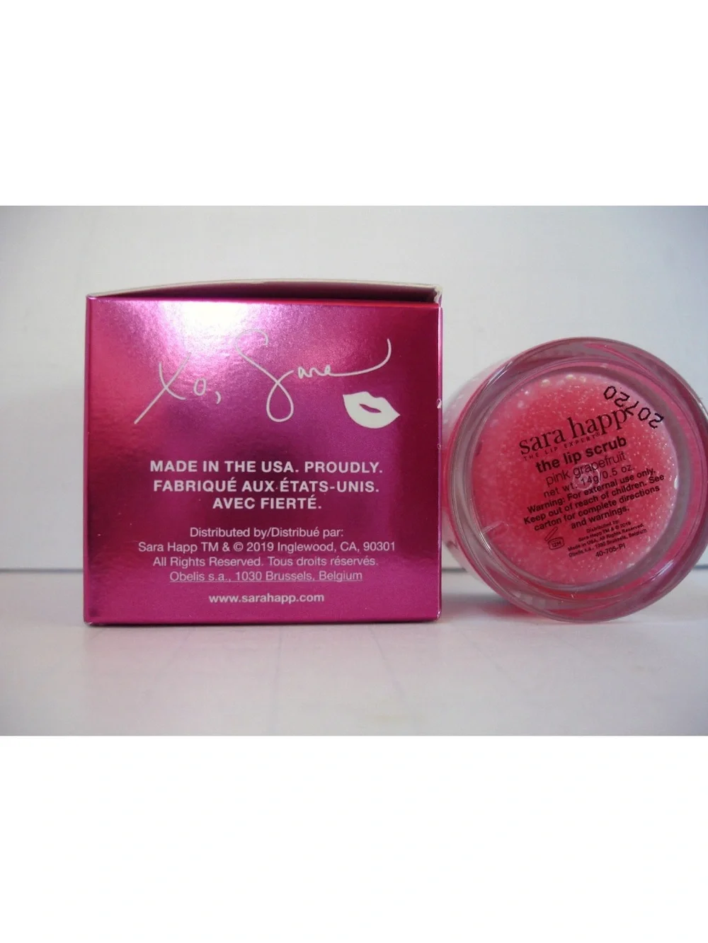 Pink Grapefruit Lip Scrub - Exfoliating Lip Treatment